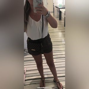 NWT paper bag shorts